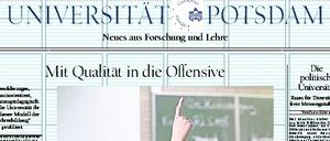 Sonderbeilage Universität Potsdam 17. November 2018.