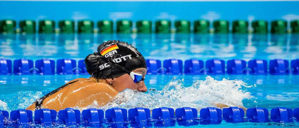 Hattrick. Verena Schott stellte drei Weltrekorde auf.