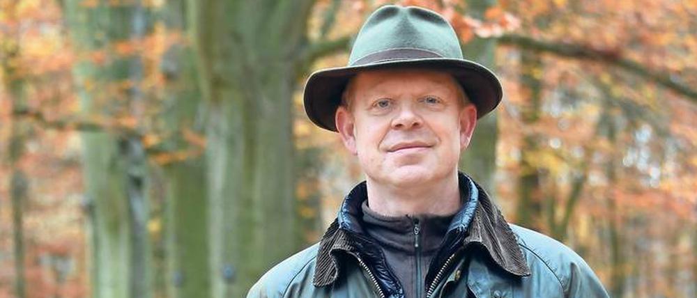 Friedhofsförster Knut Krause kümmert sich um den Friedwald in der Parforceheide.