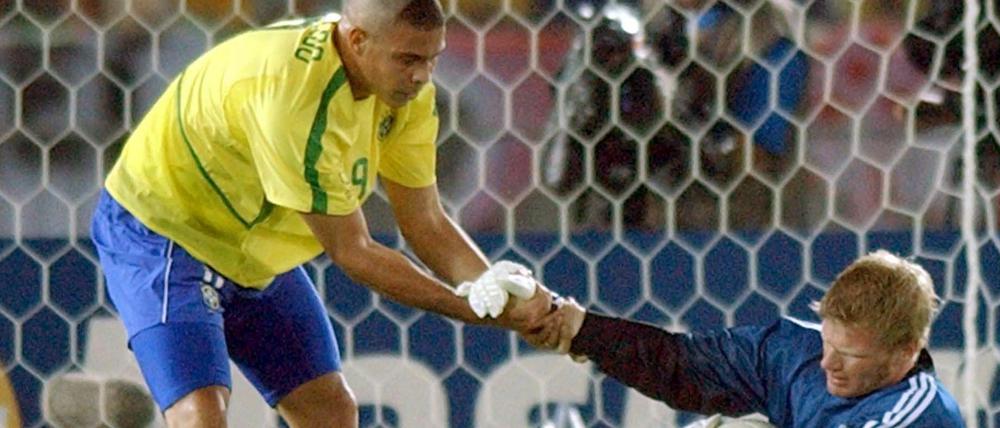 Brasilien besiegte Deutschland bei der WM 2002 im Finale und wurde Weltmeister. 