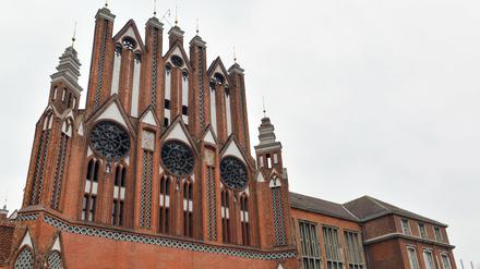 Das mittelalterlicher Rathaus in Frankfurt (Oder) ist marode. 