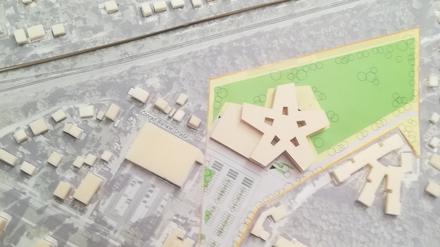 Das neue Gebäude der Gesamtschule soll sternförmig werden.