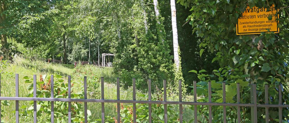 Uferwegsperrung am Griebnitzsee Potsdam