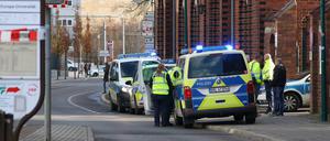 Die Hauptpost in Frankfurt (Oder) wurde vorübergehend gesperrt.