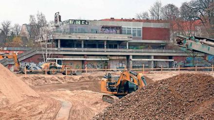 Das frühere Terrassenrestaurant Minsk steht noch. Wie geht es weiter?