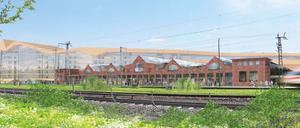 So soll das neue Innovationszentrum in Potsdam einmal aussehen.