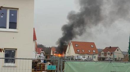 Carport-Brand in Golm am Donnerstag, 13.12.2018.