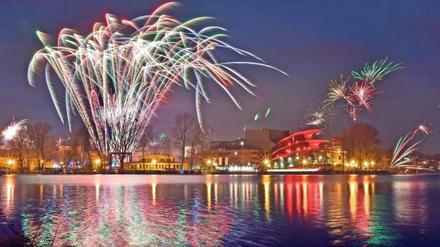 Wie im Vorjahr kann man zu Silvester das Feuerwerk über Potsdam bewundern. 