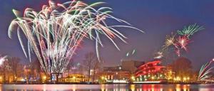 Wie im Vorjahr kann man zu Silvester das Feuerwerk über Potsdam bewundern.