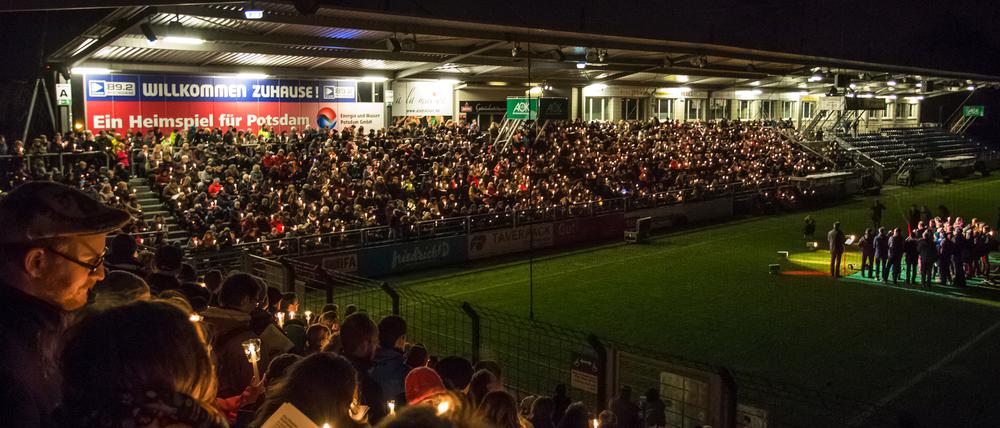 Wer gerne singt, findet am Samstag im Karl-Liebknecht-Stadion sein Glück.