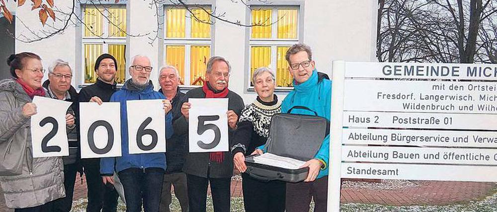 Umsonst? Die Gewog-Gegner haben am Montag die Listen eingereicht.