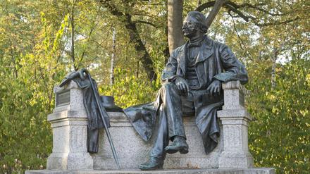 Theodor-Fontane-Denkmal in Neuruppin.