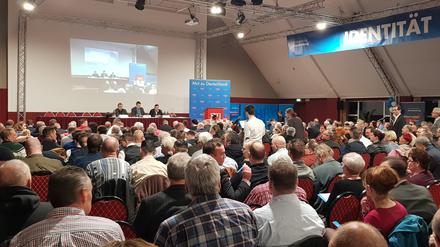 Bis Sonntag will die AfD auf dem Parteitag ihre Landesliste aufstellen.