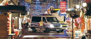 Wegen der Paketbombe musste der Weihnachtsmarkt in Potsdam im Dezember 2017 geräumt werden. 