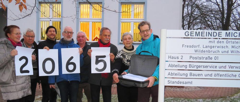 Das zweite Bürgerbegehren brachte 2065 Stimmen, davon sind 1950 gültig.