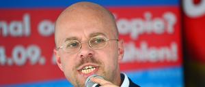 Andreas Kalbitz ist Spitzenkandidat der AfD für die Landtagswahl in Brandenburg.