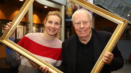 Komponist Christian Bruhn und Regisseurin Marie Reich im Thalia.