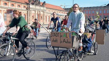 Viermal radelten Potsdamer für eine radfreundliche Stadt. 
