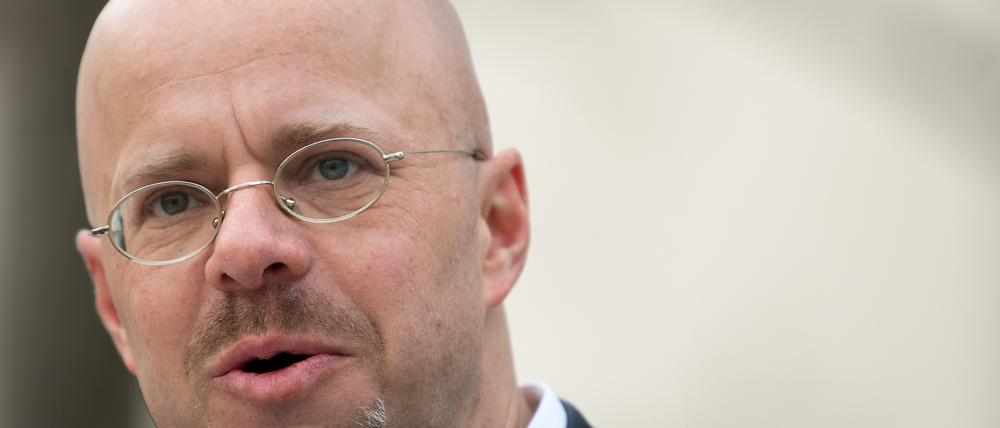 Andreas Kalbitz ist Spitzenkandidat der AfD Brandenburg für den Landtagswahlkampf.