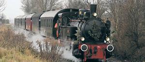 Momentan fahren auf der Strecke nur zu besonderen Gelegenheiten historische Züge wie dieser – und einige Güterzüge. Das soll sich bald ändern. 