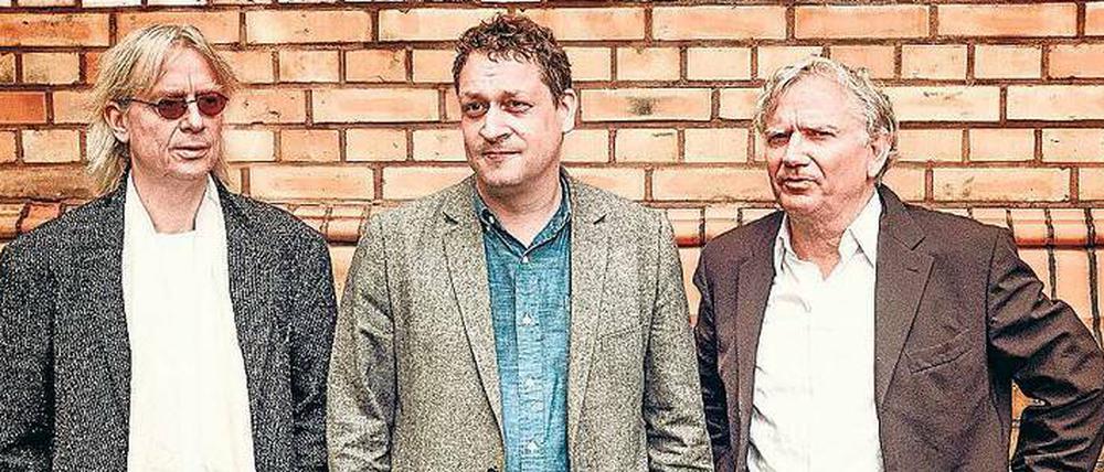 Kai Sichtermann, Bassist (l.), und Funky K. Götzner, Schlagzeuger (r.), von der Urbesetzung der Band. 