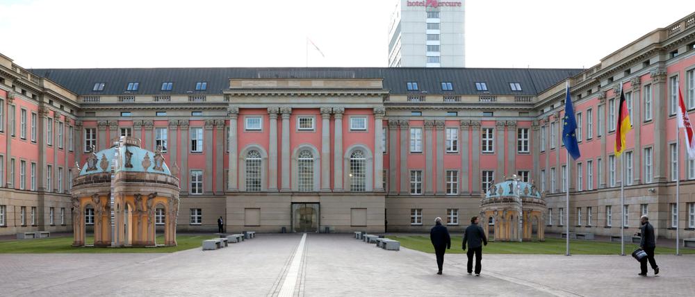 Innenhof des Landtags. 