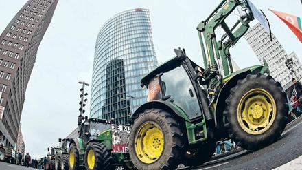 Etwa 30 Bauern aus Brandenburg werden in diesem Jahr bei der Tierschutz-Demo in Berlin erwartet.