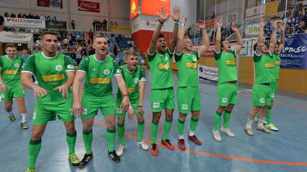 Sieger. Das klassenhöchste Team Werderaner FC aus der Brandenburgliga jubelte über den Turniertitel.