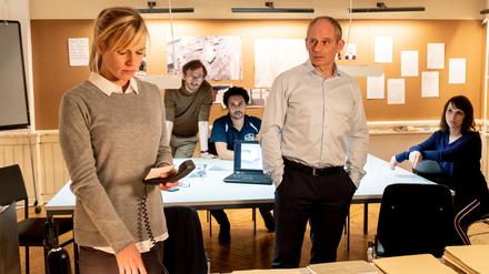 Die vier "Soko Potsdam"-Ermittler Sophie Pohlmann, David Grünbaum, Bernhard Henschel und Luna Kunath (v.l.n.r.).