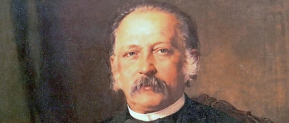 Theodor Fontane, 1883,Gemälde von Carl Breitbach.