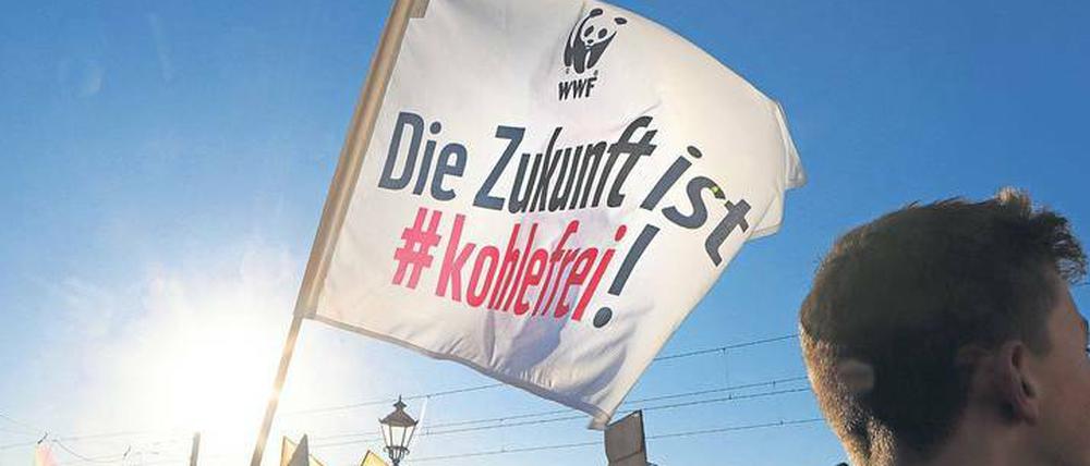 Bereits am 18. Januar haben in Potsdam rund 300 Schüler für den Braunkohleverzicht demonstriert.