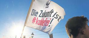 Bereits am 18. Januar haben in Potsdam rund 300 Schüler für den Braunkohleverzicht demonstriert.