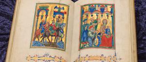 Überaus prächtig. Der Breslauer Psalter ist eine Augenweide.