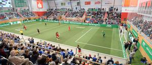 Findet sein Echo. Der Turbine-Hallencup in der MBS-Arena fand stets regen Zuspruch.