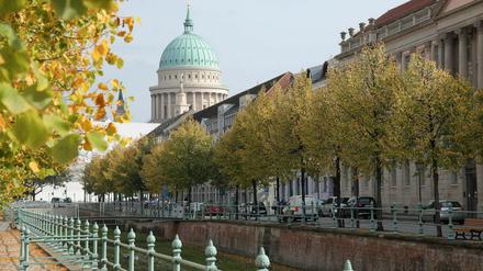 Die Straße Am Kanal würde durch die Pläne aufgewertet. Dort könnte man dann in Cafés sitzen.