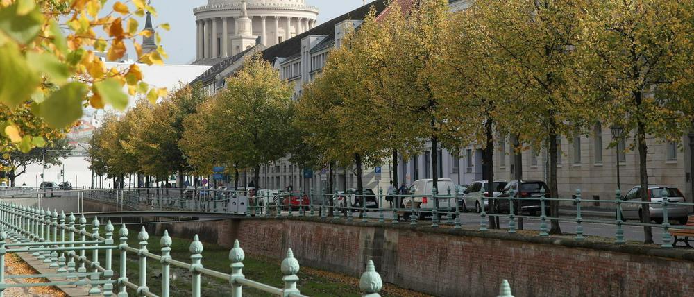 Die Straße Am Kanal würde durch die Pläne aufgewertet. Dort könnte man dann in Cafés sitzen.