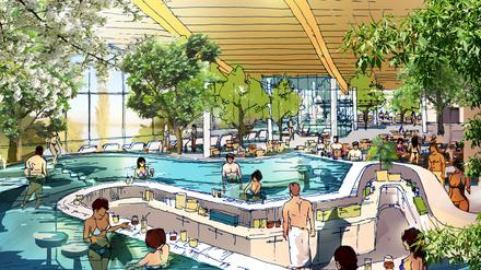 Die Blütentherme Werder heißt jetzt Haveltherme und soll mit neuem Investor fertig gebaut werden.