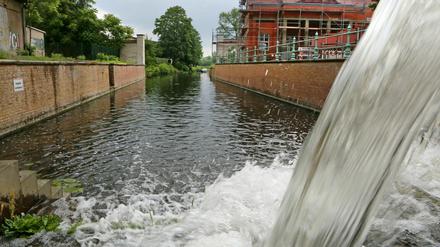 Stadtkanal Potsdam: DasTeilstück an der ehemaligen Kellertorbrücke.