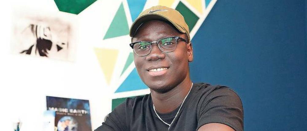 Mansour Ndiaye aus dem Senegal sieht seine Zukunft in Deutschland.