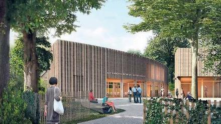 Das geplante russisch-orthodoxe Gemeindezentrum in Potsdam. 