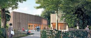 Das geplante russisch-orthodoxe Gemeindezentrum in Potsdam. 