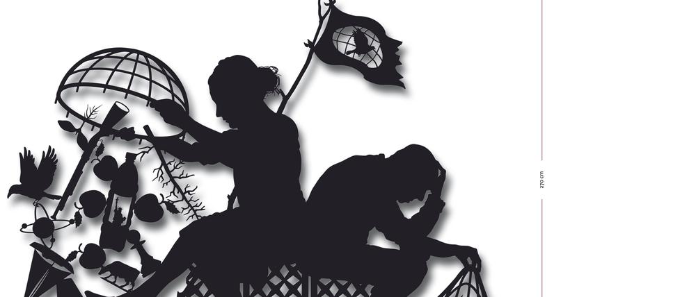 Das Kunstwerk "Waagnis" der Berliner Künstlers Wolf von Waldow ist der Gewinner des Kunstwettbewerbs der Genossenschaft Karl Marx.