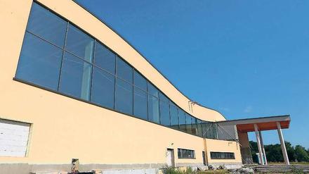 Haus des Anstoßes. Die Thermenbaustelle in Werders Havelauen.