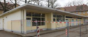 Die alte Kaufhalle steht seit Jahresbeginn leer.