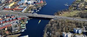 In der Nähe der Humboldtbrücke wurde die Munition entdeckt.