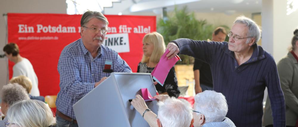 Die Potsdamer Linke wählte am Wochenende ihre Kandidaten für die Kommunalwahl im Mai.
