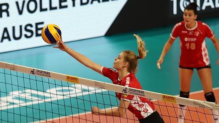 Lichtblick. Mittelblockerin Natalie Wilczek sorgte für gute SCP-Momente.
