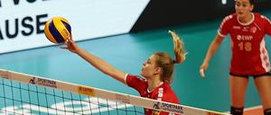 Lichtblick. Mittelblockerin Natalie Wilczek sorgte für gute SCP-Momente.