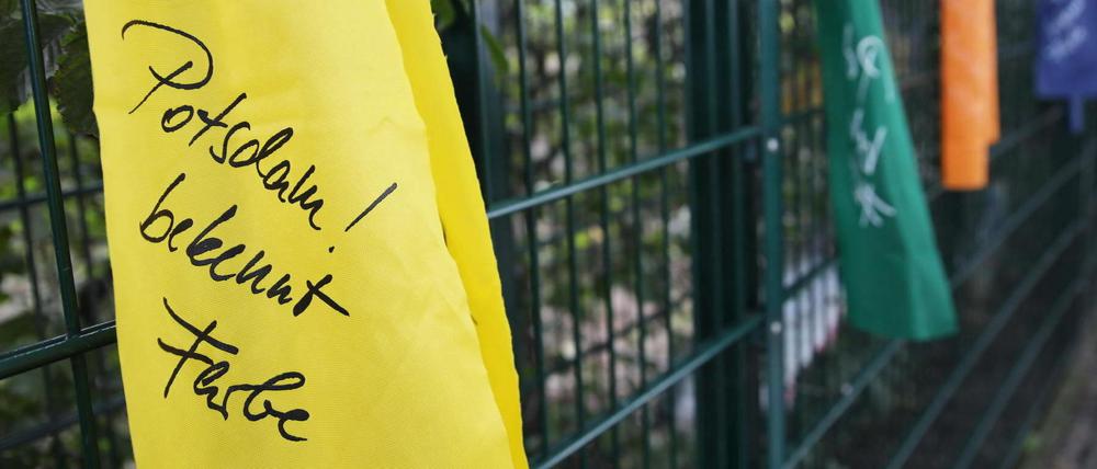 Das Bündnis "Potsdam bekennt Farbe" wurde 2002 wegen sich häufender Straftaten mit rechtsextremem Hintergrund gegründet.