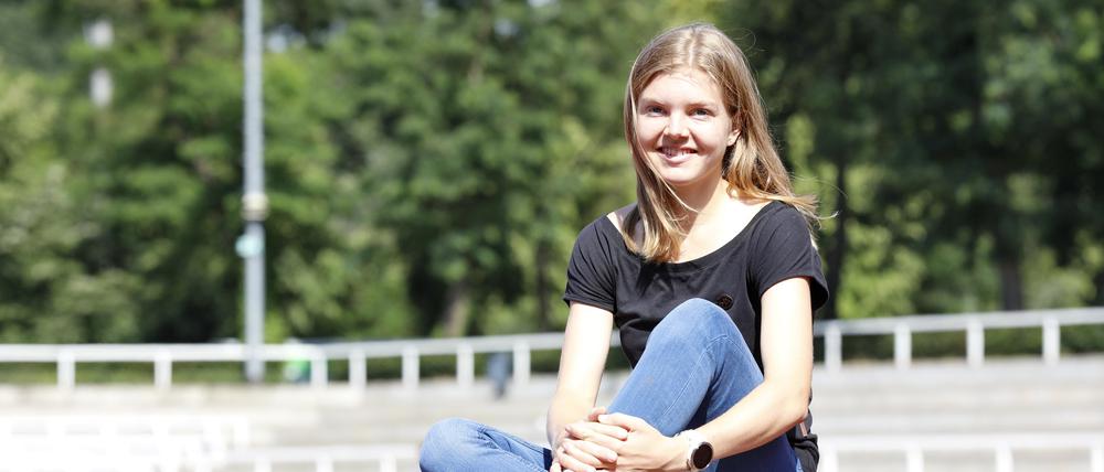 Sie hat es in den Beinen und im Kopf. Schule und Sport müsse man mit vollem Herzen wollen, sagt Saskia Feige.